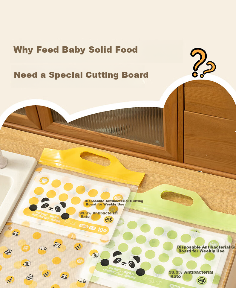 Easy Your Home Portable Antibacterial Plastic Cutting Boards, Large Size with 10 Pieces for Chopping Vegetables And Baby Food Preparatio 4