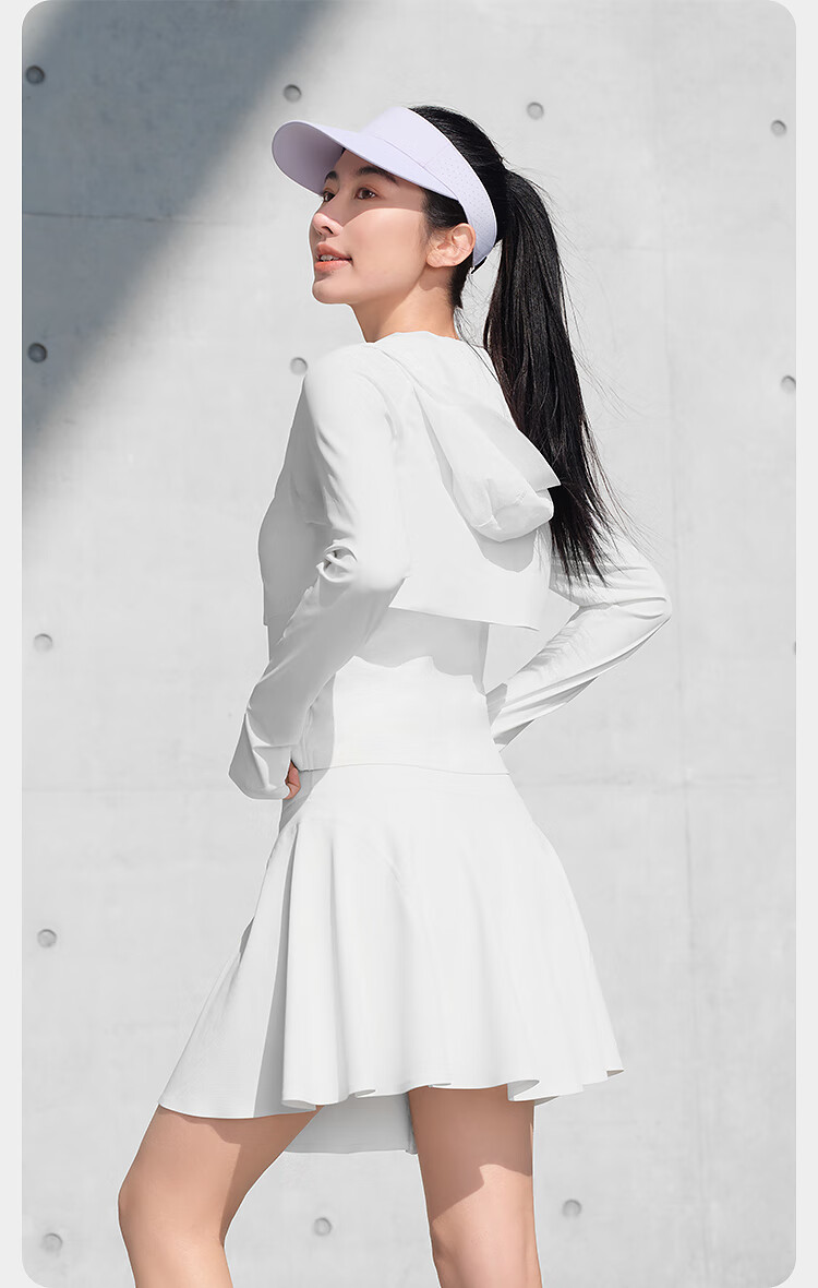 BOSIDENG Summer National Standard Fashion Original Yarn Women's Sun Protection Jacket UPF40+ UV Protection Slim Fit Coat 13