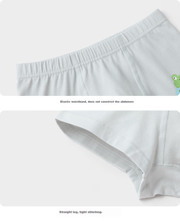 BALABALA Girls' Boyshort Underwear, Children's Boxer Briefs, Antibacterial Crotch, Baby Comfortable Shorts, Four-Pack, 209925170024 16