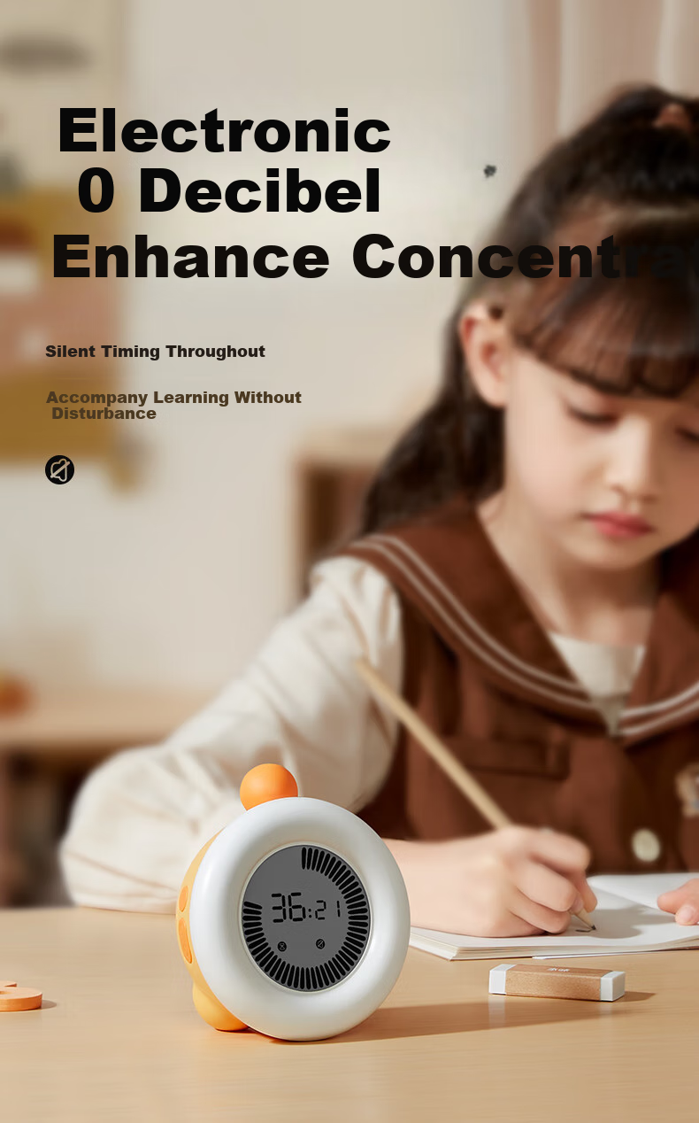 Beienshi Student Timer, Mechanical Ice Box Timer, Clock, Alarm, Kitchen Reminder, Graduation Gift 5