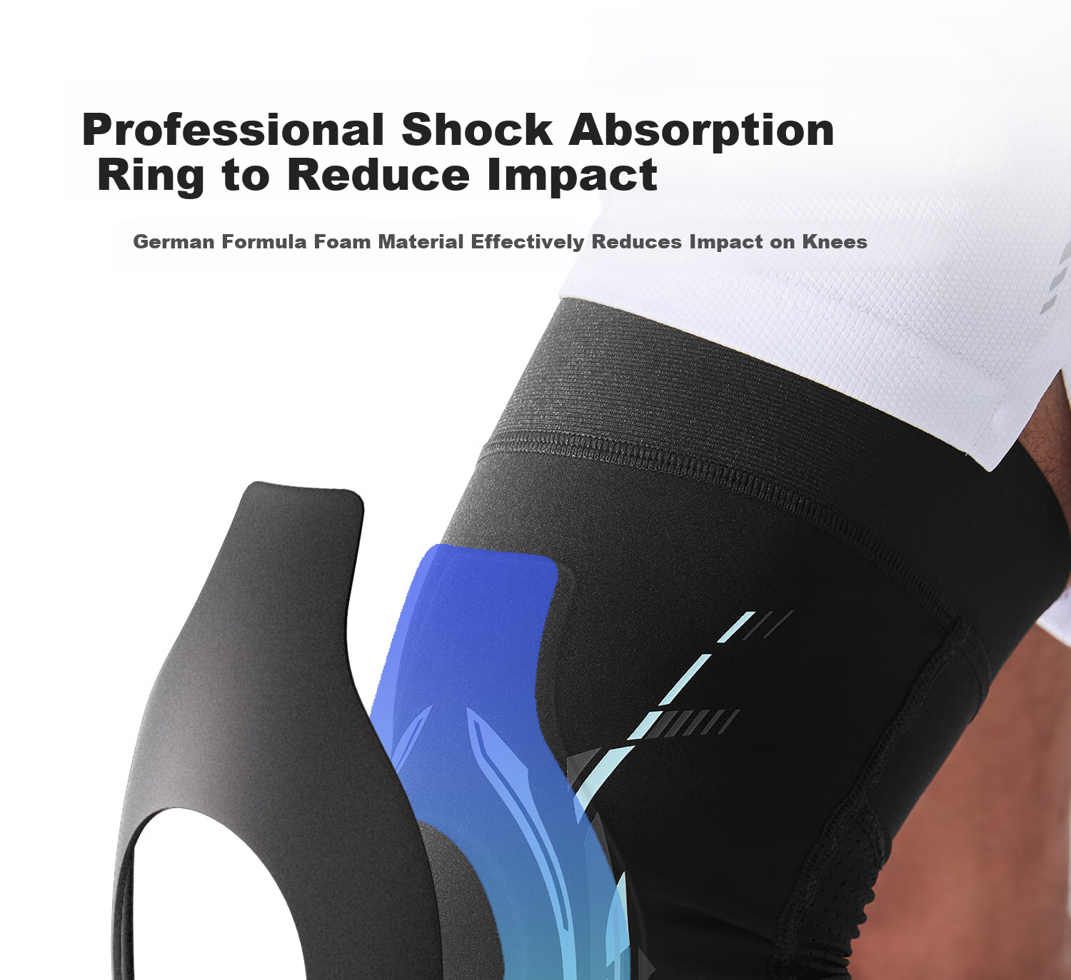 Mdikawe Knee Brace, Sports Warmth, Running Professional Protection, Meniscus Injury Prevention, for Men And Women, Specialized for Basketball And Badminton, Knee Support M 14