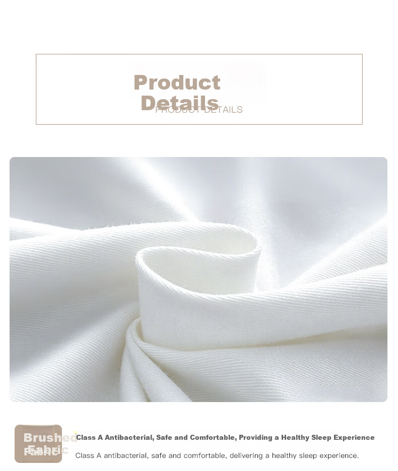 CROWN White Bed Sheet Military-Style Foldable Bed Cover, Single Bed Quilt Cover for Autumn And Winter Seasons 5