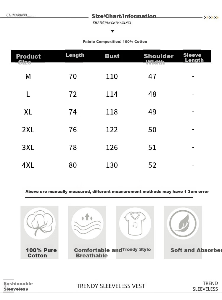 Nanjiren Men's Tank Top, Summer Pure Cotton Sleeveless Sports Basketball Large Size Vest, Trendy Loose-Fitting Fitness Top for Me 2