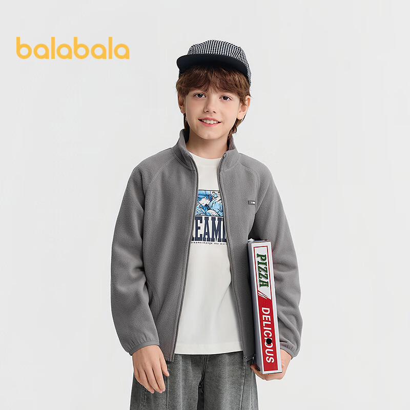 BALABALA Kids Fleece Anti-Static Winter Jacket 2025 Unisex Children Outerwear [Mall Edition] 202425105202
