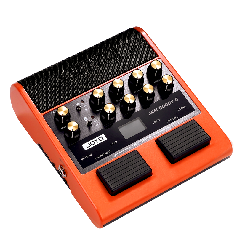 JOYO Electric Guitar Amplifier Effects JAM BUDDY II 2nd Gen Rechargeable Bluetooth Portable Speaker Orange