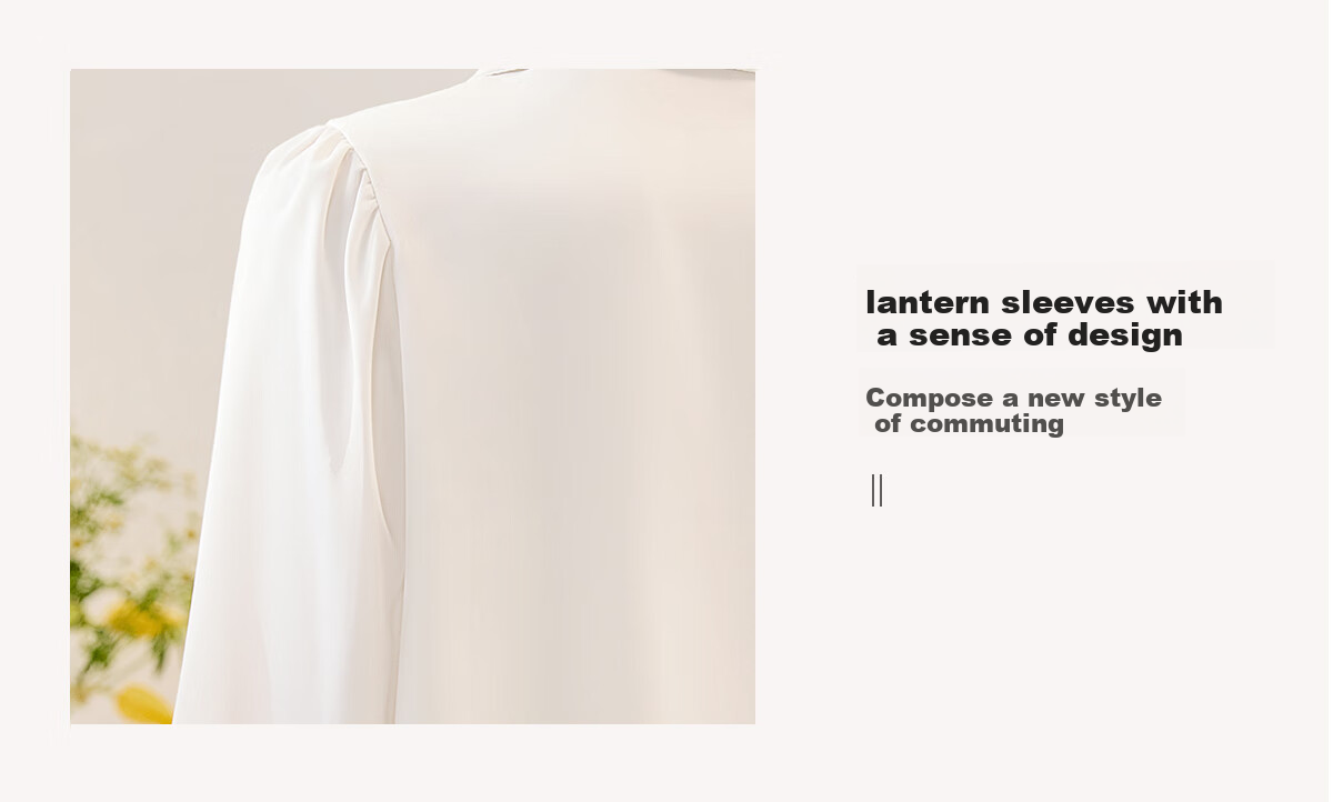 Chushen Long-Sleeve Shirt for Women, French-Style Elegant Satin Design, Professional Commute Casual White Blouse S43S00, Size 2XL 6