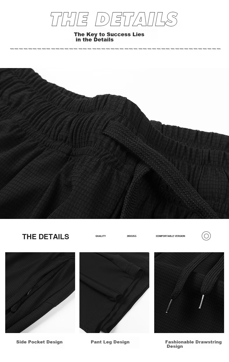 JEEP SPIRIT Men's Loose Straight-Leg Pants, Versatile Wide-Leg Trousers for Spring And Autumn, Casual Long Pants for Men, Black, Size M 15