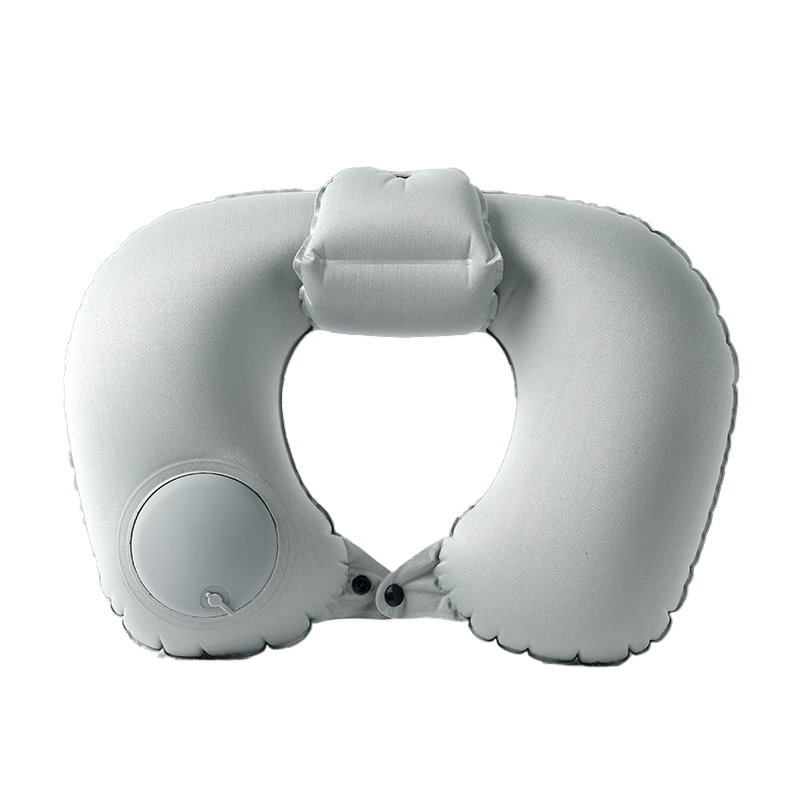 40,000 Kilometers Press Inflation U-Shaped Neck Pillow Travel Portable Neck Pillow for Airplane