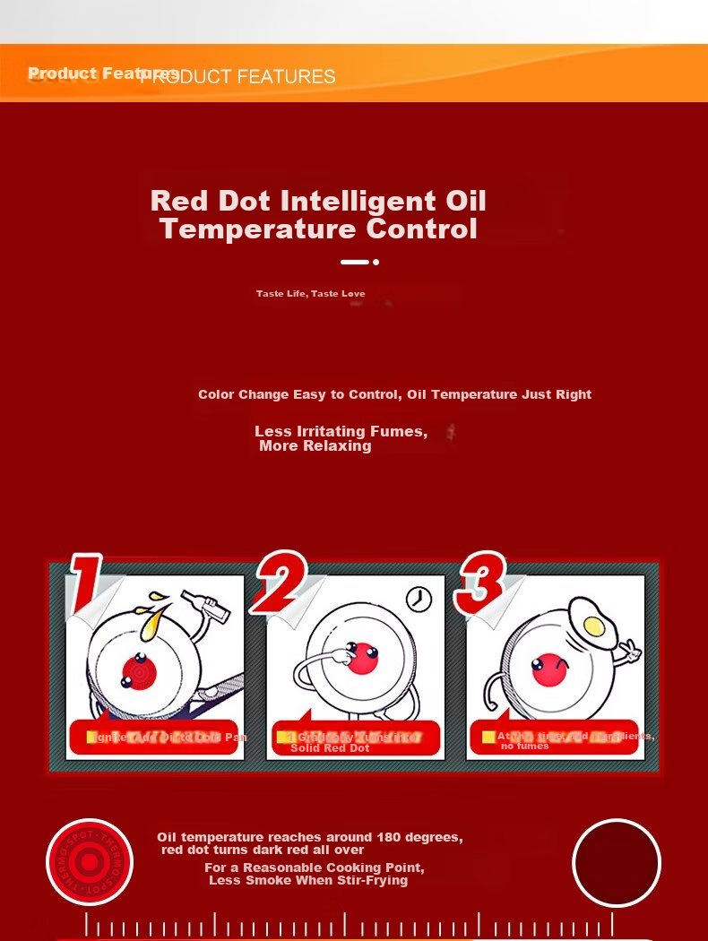 SUPOR Cookware Set Non-Stick Three-Piece Set: Wok, Frying Pan, Soup Pot, Cooking Utensils Fire Red Dot TP1926Q 2