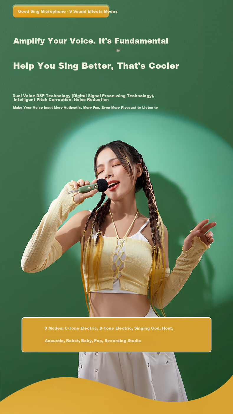 Divoom Pixel Retro Bluetooth Speaker with Subwoofer, Karaoke Microphone Combo for Children's Singing, Home Desktop Computer Mini Speaker, Birthday Gift for Girls, Mid-Autumn Festival Present 6