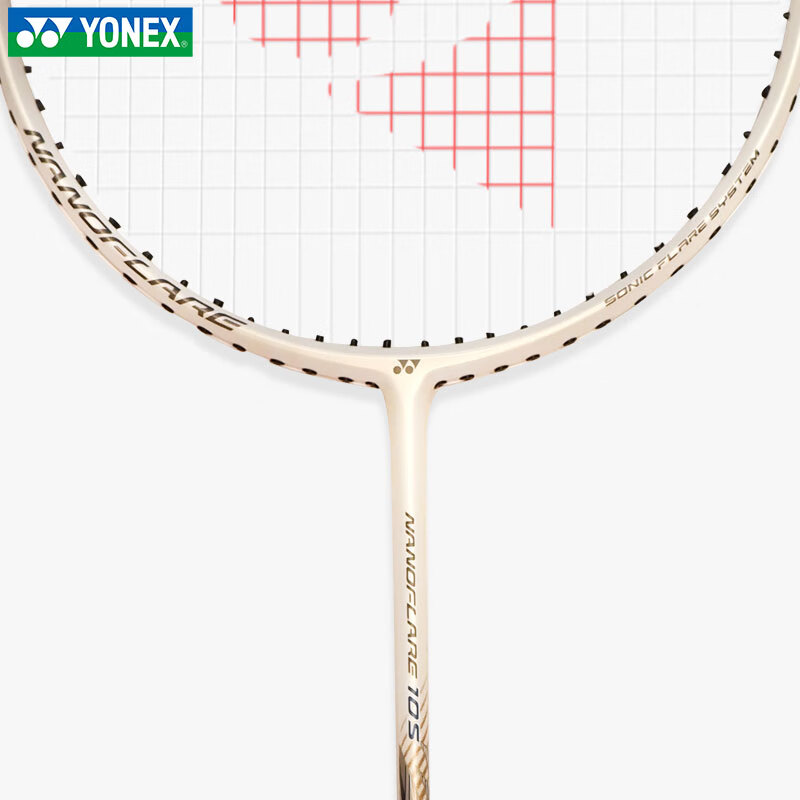 YONEX Badminton Racket Single Speed Light NF10S Light Pink 5U Full Carbon Fiber Ultra-Light Flexible Offensive and Defensive 4