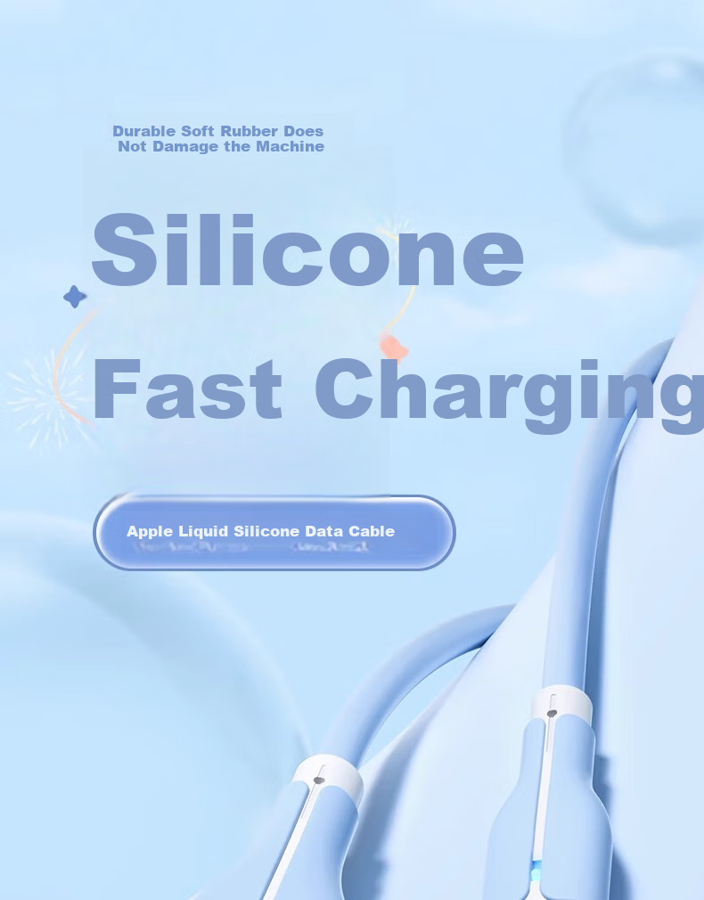 Nengshi Apple Charging Cable USB Data Cable for IPhone 14/Pro Tablet, USB Phone IPhone 12/11/x/8/7 Extended Cord Car Fast Charging 1 Meter Blue 1