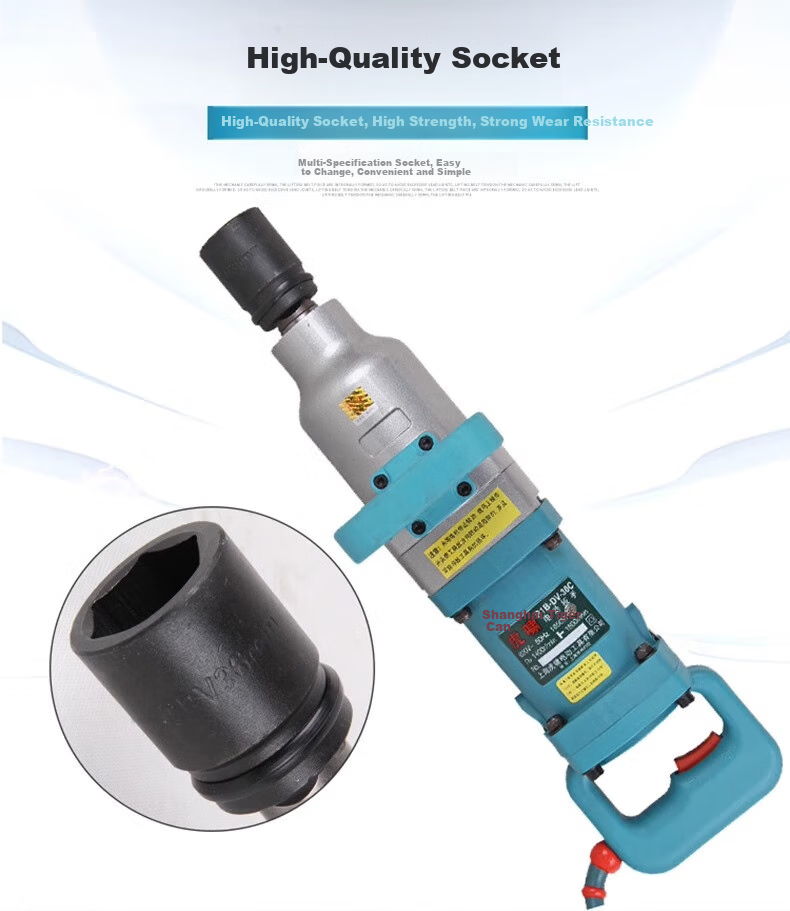 Huxiao Impact Wrench, 220V Electric Wrench, Scaffolding Repair And Auto Maintenance Electric Impact Wrench E16 7