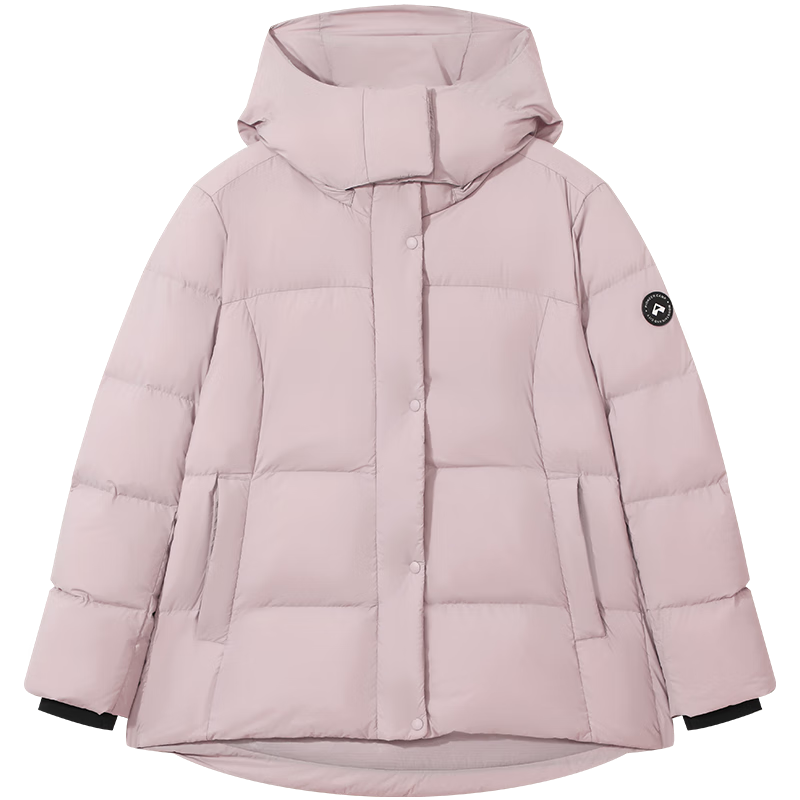Pioneer Camp Warm Feather Women's Autumn Winter Insulated Windproof Outdoor Hooded Waist-Cinched Mid-Length Thickened Down Jacket