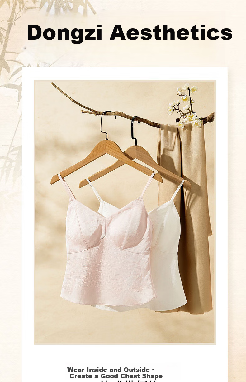 GRACEWELL Camisole Tank Top for Women, Built-In Bra with Padding, Thin Straps, Beautiful Back Design, No Need to Wear Bra, Can Be Worn As Outerwear Or Inner Layer 13