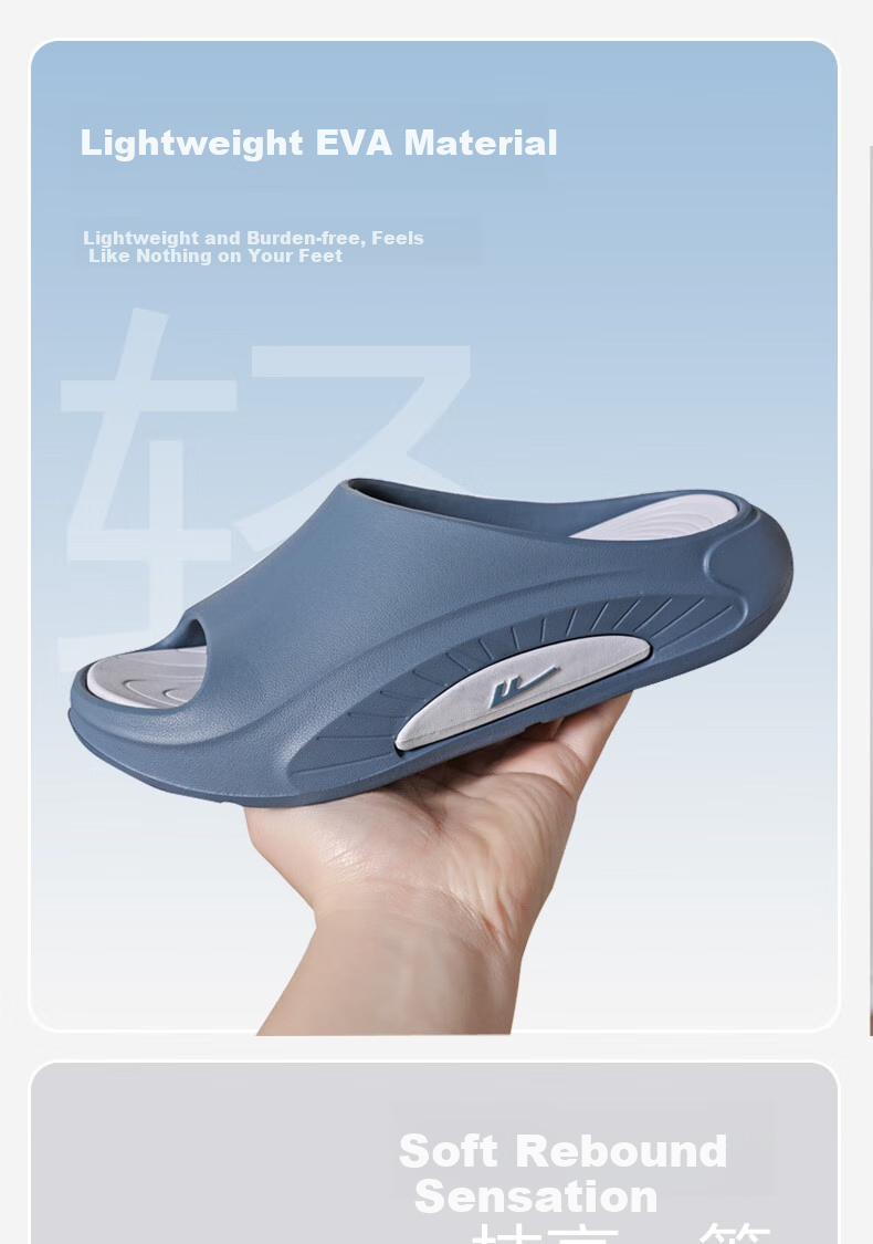 Huili Men's Slippers, Summer Outdoor Non-Slip Quick-Drying Beach Shoes, Home Sports Sandals, HL02251 White And Black, Size 40-41 6