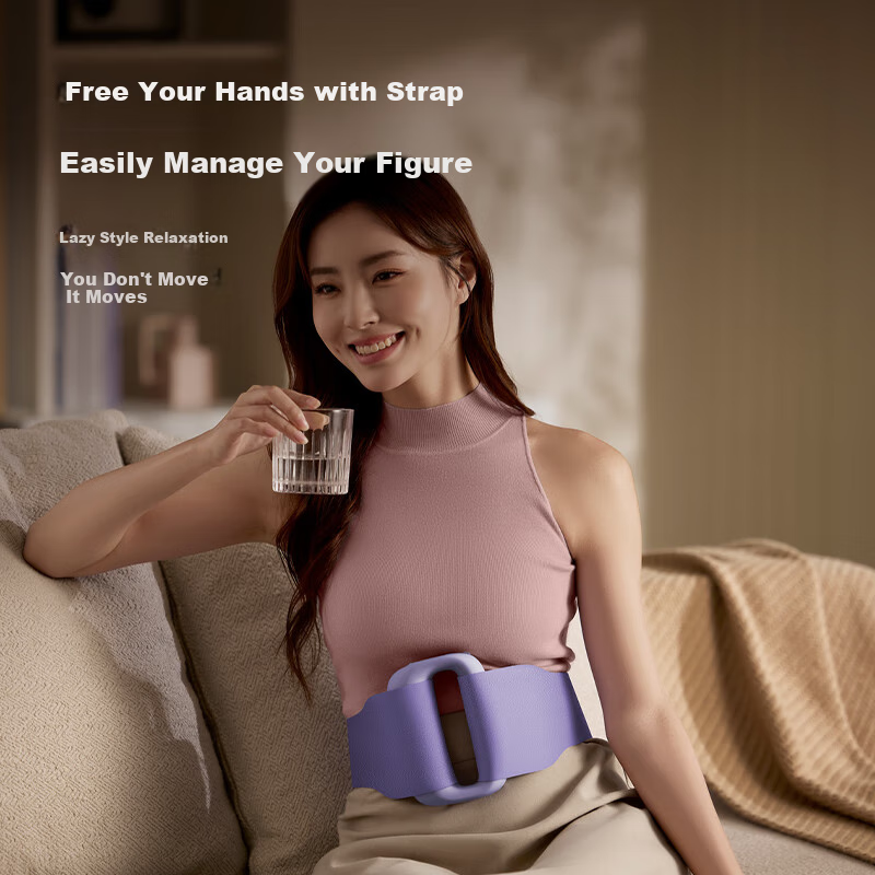 PHILIPS Fascia Ring Gun Fat-Burning Machine, Vibration Machine, Lazy Waist And Abdomen Fat-Burning Weight Loss Belly Slimming Belt, Full-Body Vibrating Massage Fitness Ab Muscle Neck Fascia Ring Massage, Gift for Men And Wome