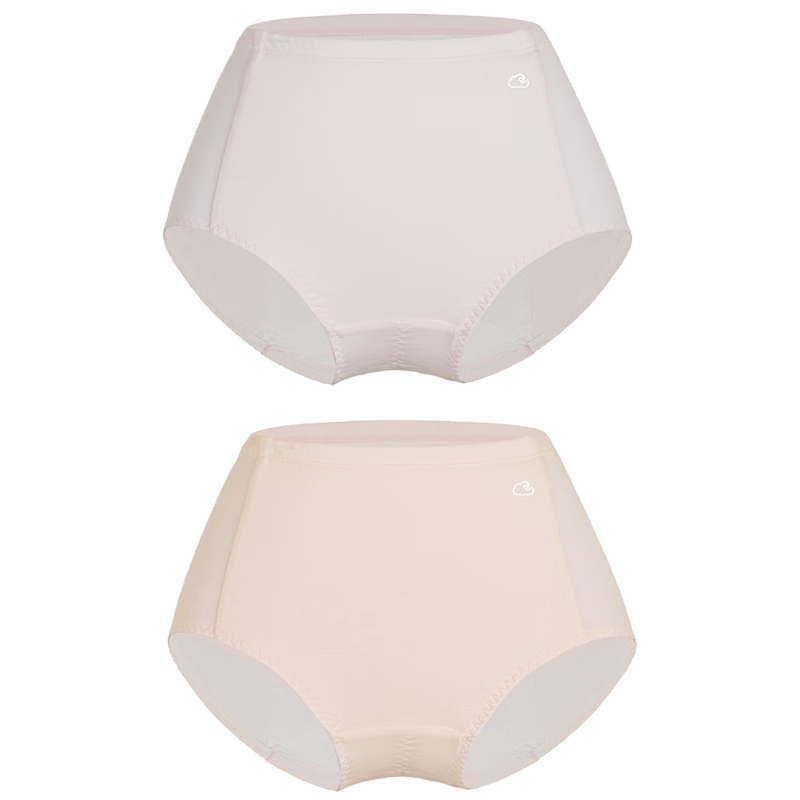 AIMER KIDS Girls' Developmental Waterproof Crotch High-Waist Menstrual Underwear 2-Pack [Modal] Pink Skin 170