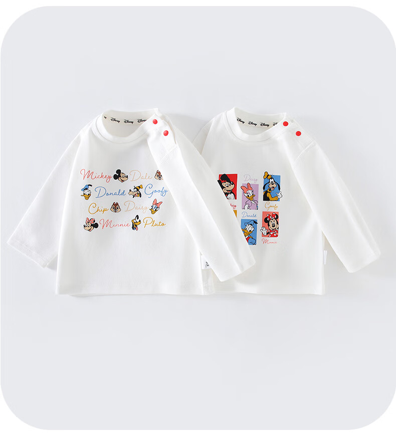 Disney Kids Cotton Pajamas Unisex Toddler Autumn Top Baby Clothes Homewear Spring and Autumn 73 6