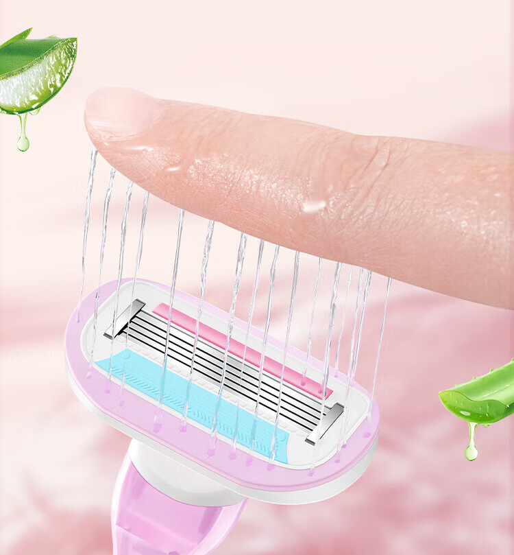 Ouyizi Women's Hair Removal Razor Underarm Hair Remover Leg Hair Shaver Private Area Trimmer Purple 5