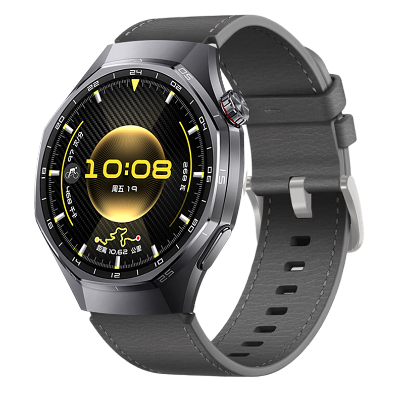 Watchbond Leather Strap Compatible with Huawei Watch 6 Pro, GT7, GT6 Pro, Watch 5, GT6, 5, 4, 3, GT3 Pro, Buds, Genuine Leather Men's 46mm Wristband