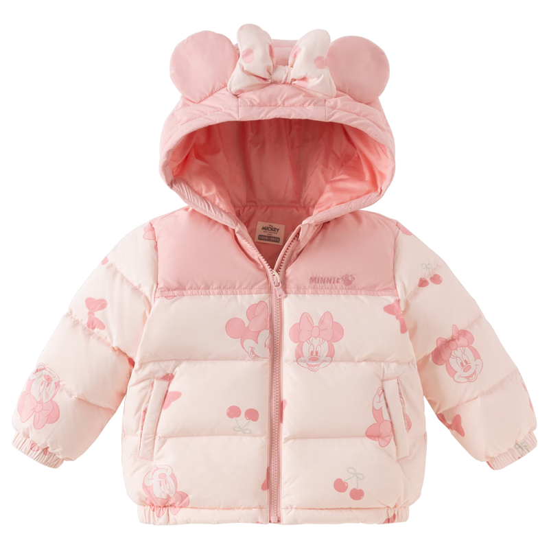 DAVE & BELLA Disney IP Winter Girls' Down Jacket Boys' Three-Proof Hooded Coat