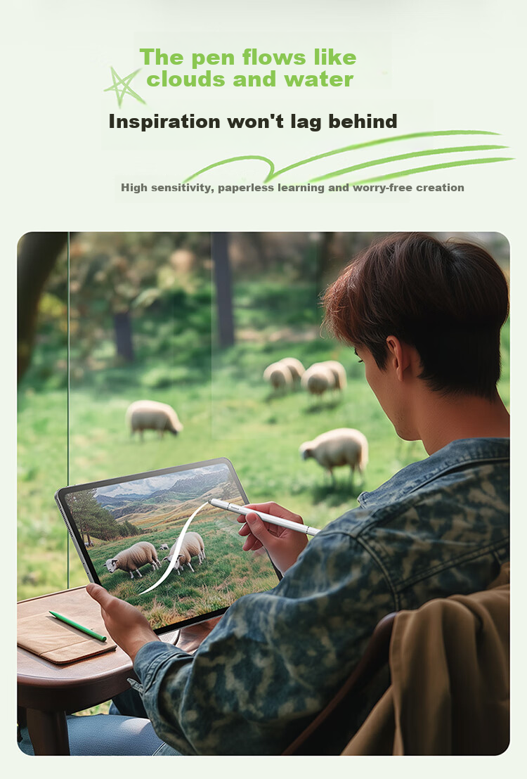 Baseus Capacitive Stylus Touch Pen Screen Pen Tablet Pen [Compatible with Phones And Tablets], Suitable for Huawei, Xiaomi, Honor, Samsung, Writing Pen for Matepad11.5s/air12 8