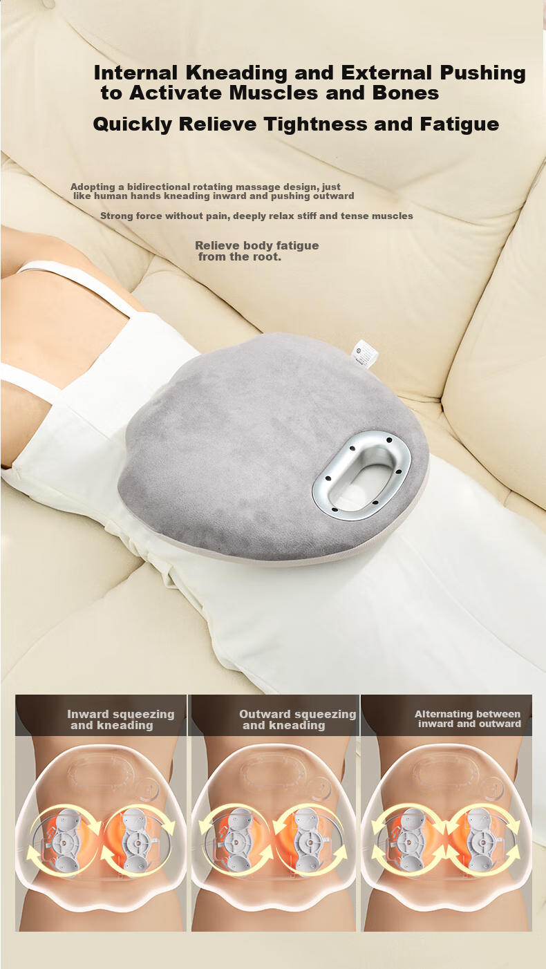 Yolanda Back Massager Fascia Gun Shoulder Neck Spine Back Hot Compress Waist Protector Full Body Massage Cushion Gift for Elders, Holidays, Birthdays, Boyfriend Girlfriend 9