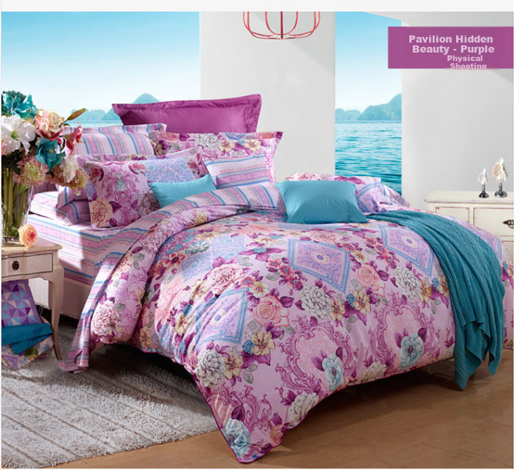 FUANNA Cotton Brushed Bedding Set, 100% Pure Cotton Brushed Bedsheet, Duvet Cover 230*229cm 1