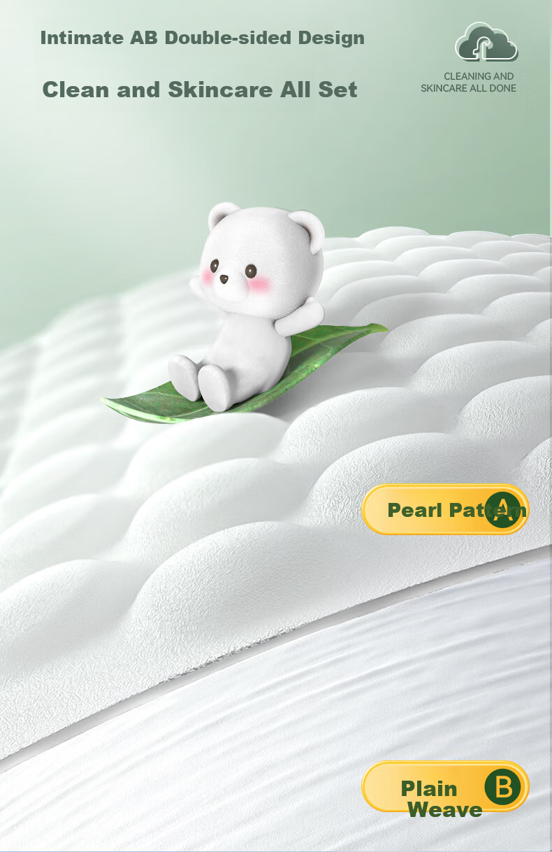 FulCotton Baby Soft Cotton Wipes [80 Sheets * 6 Packs], Facial Wipes, Disposable Face Towels, Pearl Texture, Thickened 9