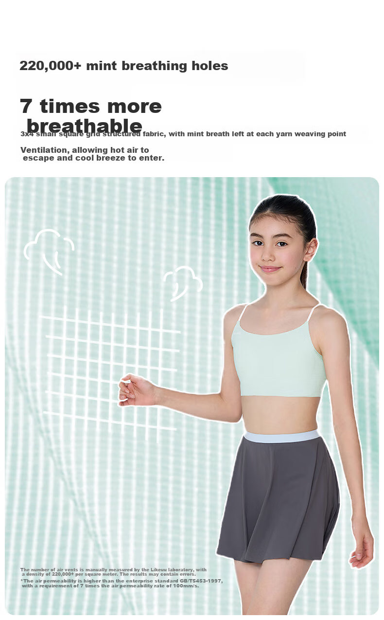 Like UU Thin Strap Bra for Female Students in Middle And High School, Puberty Underwear, Girls' Bra, Lightweight And Breathable Camisole 9