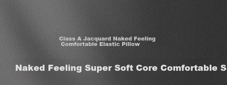 LUOLAI Home Textiles Ultra-Soft Bedding Class A Antibacterial Jacquard Soft Hotel And Home Adult Pillow Core, Low Pillow, 47*73 1