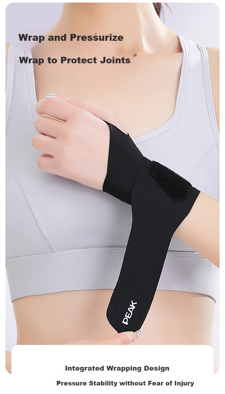 PEAK Wrist Support for Tendonitis, TFCC Fixation Brace, Badminton Fitness Medical Wrist Sprain Sports Bench Press Compression Sleeve 1