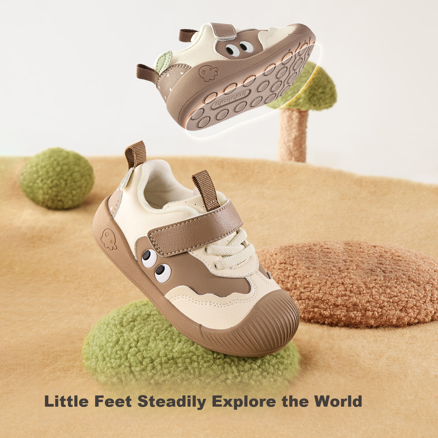 BALABALA Children's Shoes, Toddler Walking Shoes, Baby Shoes for Boys And Girls, Autumn And Winter Sports Shoes, Non-Slip