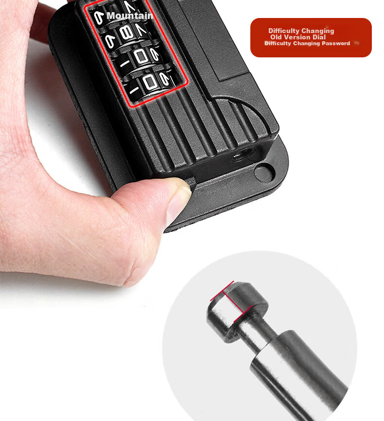 Cuntiandaofu, No-Drill Refrigerator Lock, Drawer Password Lock, Furniture Cabinet Door Lock, Window Limiter, Child Safety Protection Chai 1