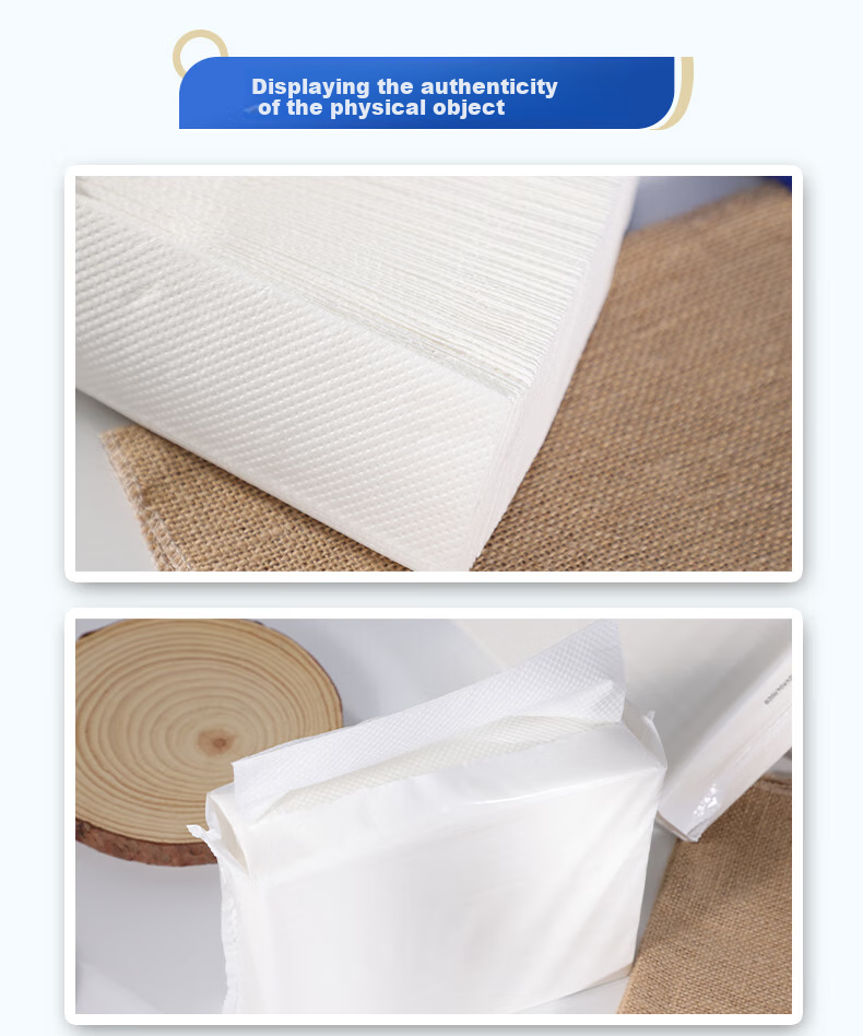 Feiyu Commercial Hand Towel Paper, 1-Ply, 120 Sheets*20 Packs, Quick-Drying Paper, for Hotels, Bathrooms, Shopping Malls, Kitchens, Whole Box CS621 8