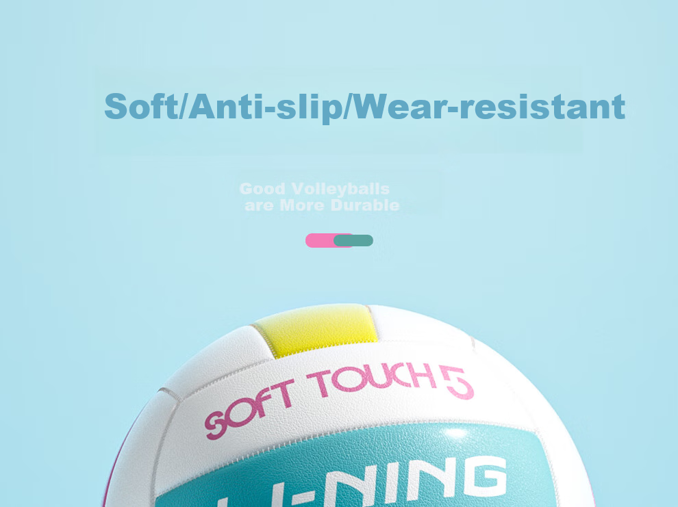 Li-Ning Volleyball, Standard Competition Training for Middle School Entrance Exam, Size 5, for Adults And Children, Elementary School Students, Soft And Hard Shells, No. 5 Ball 8