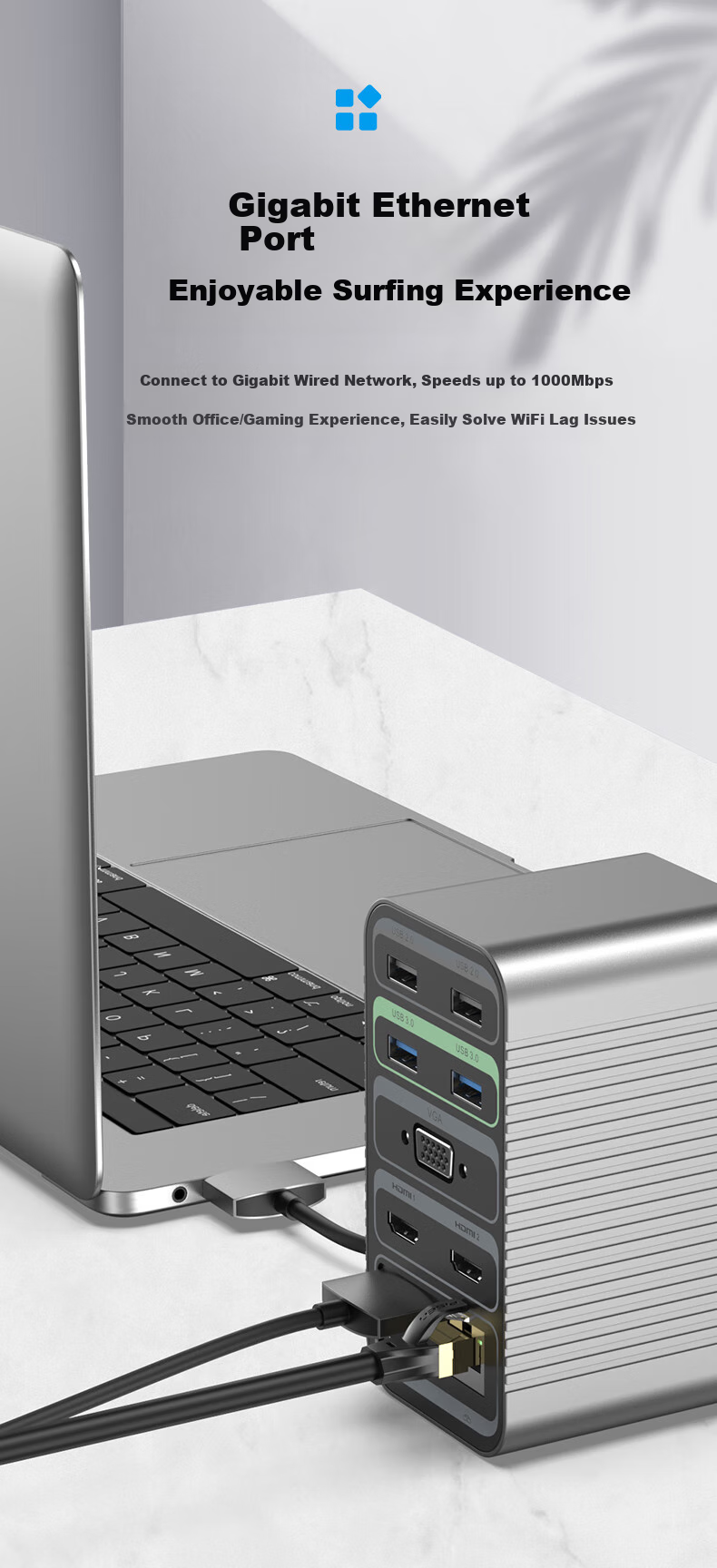 Pisen Mac mini Docking Station Apple AI Host M4/4Pro Desktop Expansion Dock M.2 SSD Enclosure Base USB-C to DP1.4 Screen Casting USB 3.2 Adapter 10