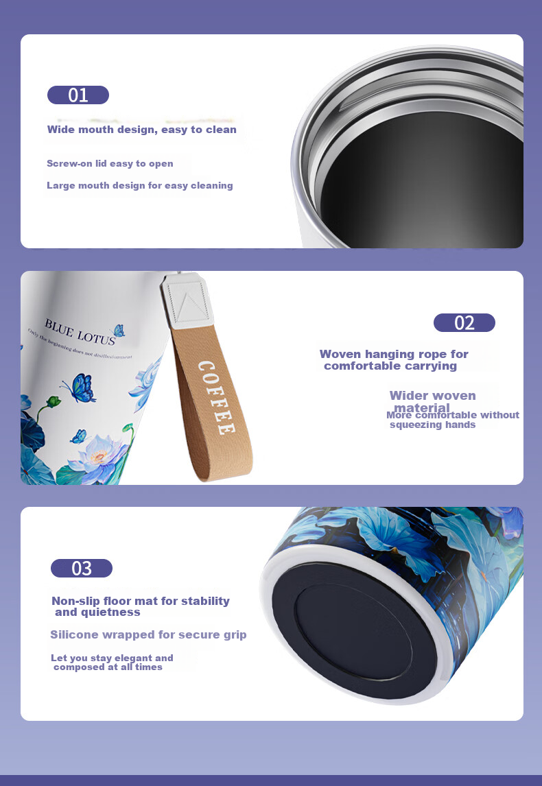 Mixiaoshu Insulated Mug for Women, Stylish Straw Coffee Cup with 316 Stainless Steel Inner Bottom, Student Car Water Bottle, Nurse's Day Gift 12