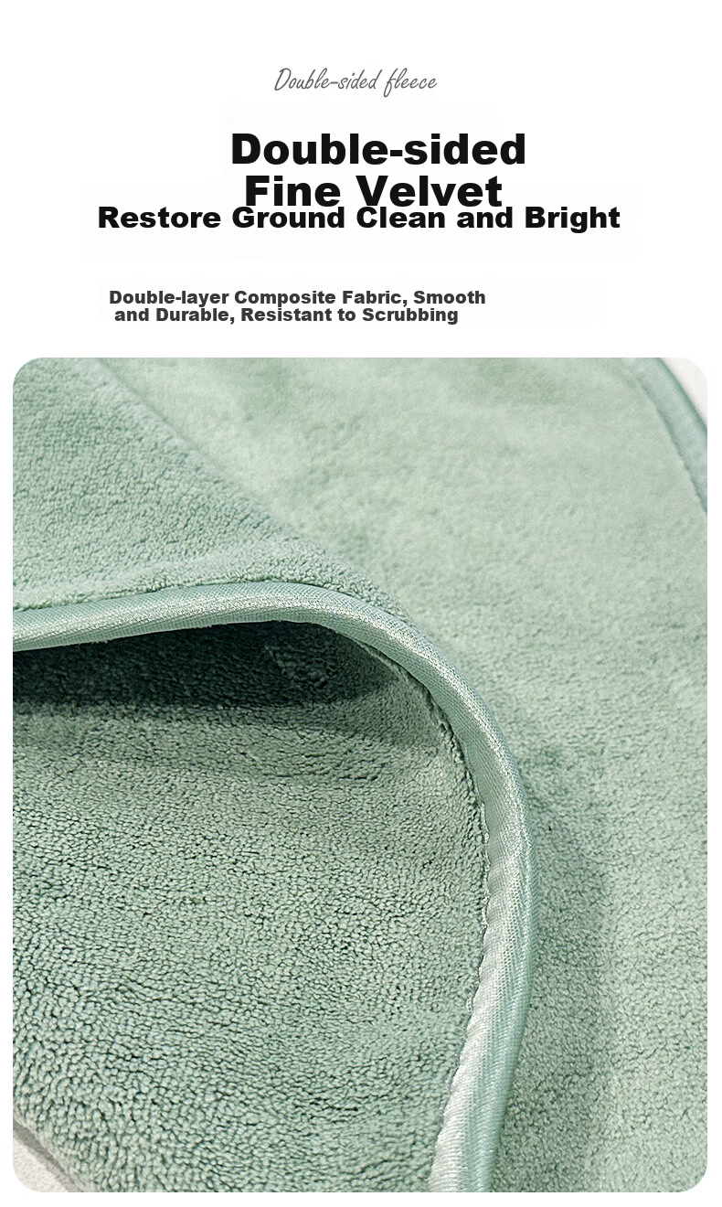Mr Clean Double-Layer Thickened Household Cleaning Cloths Microfiber 20x30cm 3-Pack Kitchen Cloths Large Size Car Wash No Watermarks 4