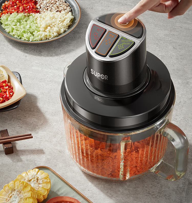 SUPOR Electric Meat Grinder Household Multifunctional Food Processor with Titanium Blades 2.2L Large Capacity Chopper Mincer Mixer JR72S-B220 6