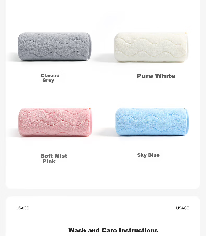 Grace Towels, Class A Face Towels, Bath And Face Absorbent Towels, Pack of 4, Sports 15