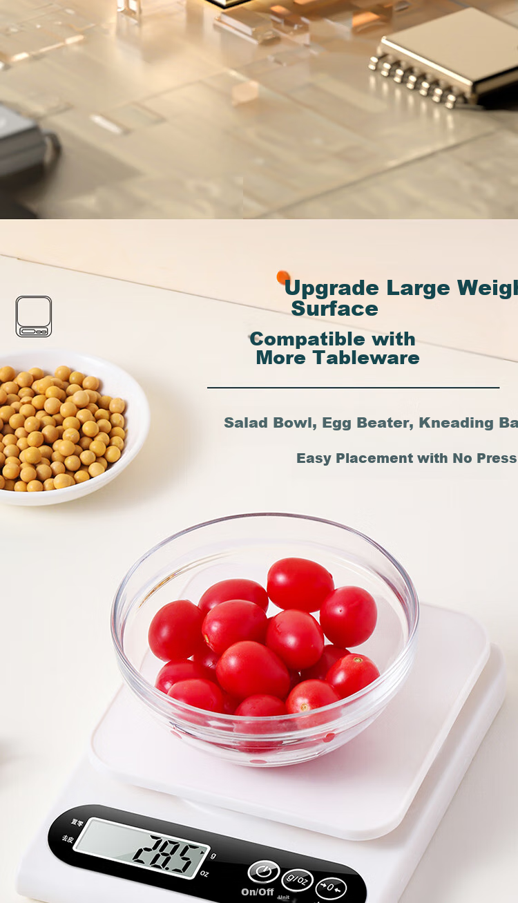 BJ Electronic Kitchen Scale, 0.1g/5kg High-Precision Food Scale, Baking Scale, Coffee Weighing Scale, Gram Scale 4