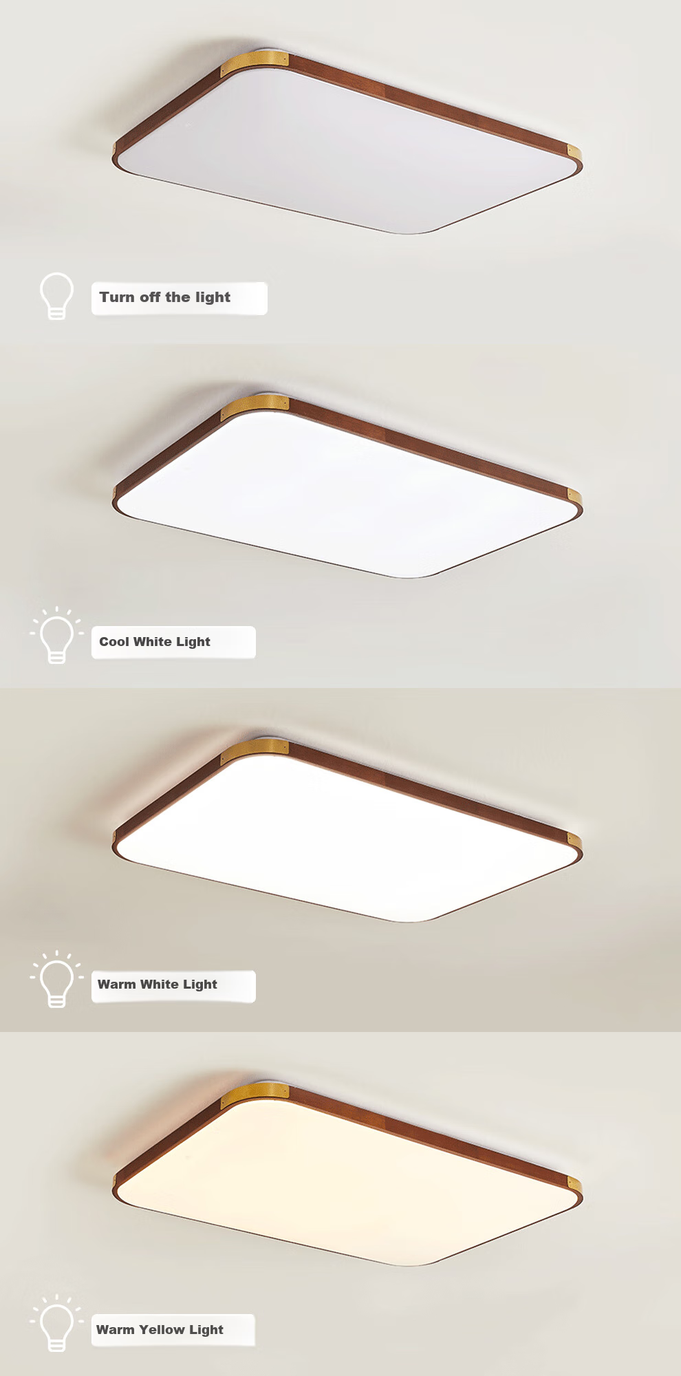 NVC New Chinese Style Ceiling Light 30㎡ Full Spectrum Ra98 Suitable for Living Room Bedroom Vintage Minimalist Smart 140W 3