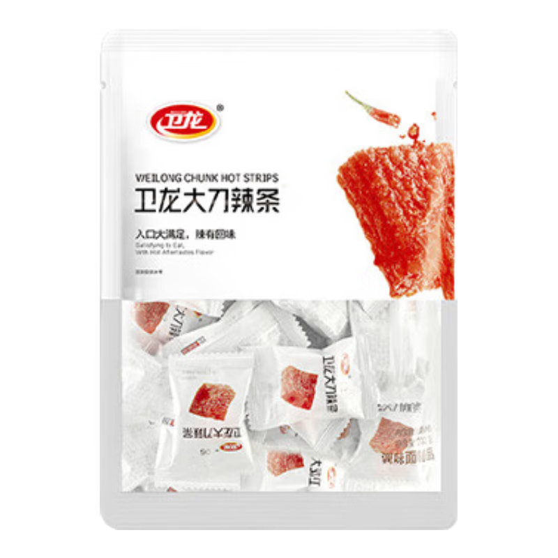 卫龙辣条 老式大刀肉200g 儿时怀旧豆干小零食
