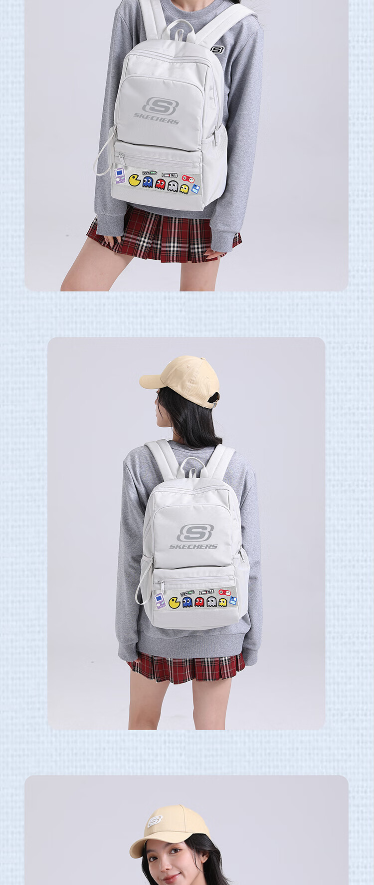 Skechers Racing Red Large Capacity DIY Travel Commuter Laptop Backpack for College Students, High School Boys and Middle School Girls 1