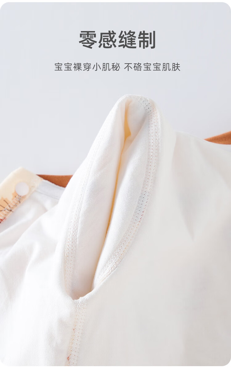 Qiaojiao Duck Children's Pajamas 40g Quilted Cotton Baby Clothes Set Newborn Warm Underwear Boys Girls Spring Autumn Winter 3