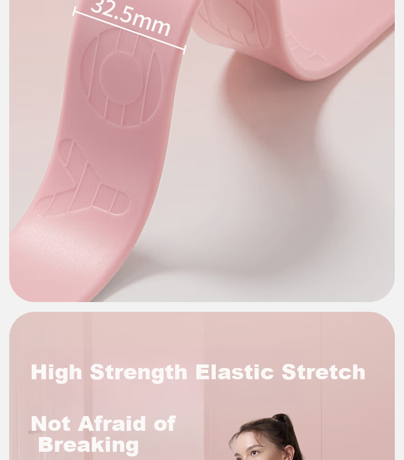 Yottoy 8-Character Pull-Up Rope, Back Training Elastic Band, Home Shoulder-Opening Neck Stretching Strap, Yoga Silicone Kitten Arm Exercise 9