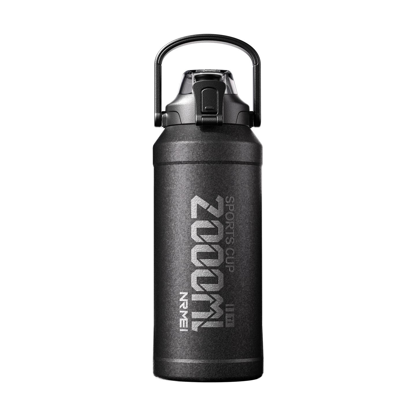 NRMEi Large Capacity Insulated Water Bottle for Men with Tea Separation, Portable Outdoor Sports Student Straw Cup