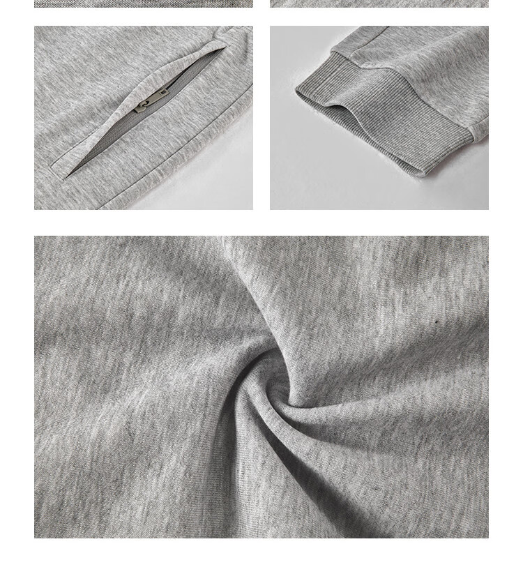 LI-NING Fleece Lined Warm Casual Men's Sweatpants Loose Fit Thickened Jogger Pants Sports Trousers with Elastic Cuffs 2